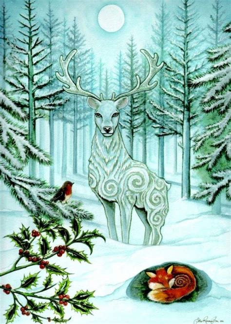 The Pagan Yule Stag: Reflections on the Cycle of Life and Death